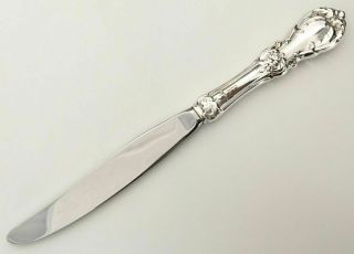 Reed & Barton Burgundy Sterling Silver Handle Modern Hollow Knife 8 7/8 " 05661