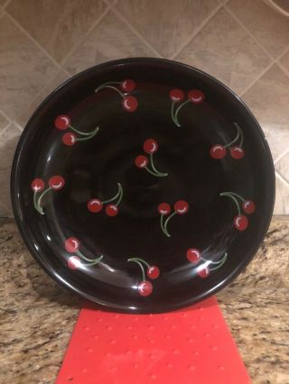 Limited rare Fiestaware Homer Laughlin cherry presentation bowl.  Only 500 made 2