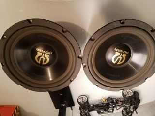 Pioneer Old School Rare Sq Subs Ts - W301c 12 Inch Subwoofers