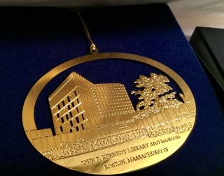 John F.  Kennedy Library And Museum Christmas Ornament Rare