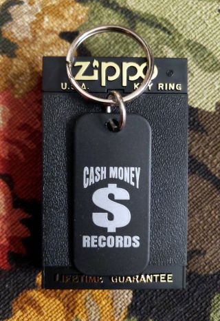 Rap Promo Keychain - Cash Money Records - Zippo Key Ring M - Mannie Fresh Rare