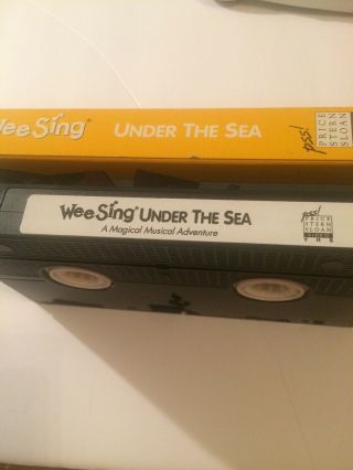 Wee Sing Under The Sea Vhs Video Rare Kids Vintage Rare Cover 3