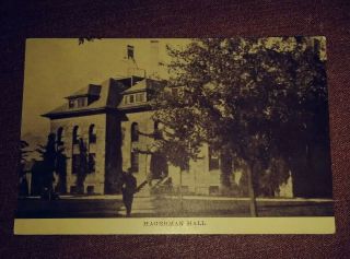 Rare Antique Postcard Nr,  1910 Colorado College Hagerman Hall,  Colorado Springs