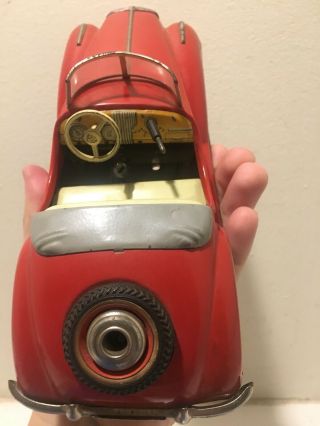 Distler Mercedes B2727 Wind Up Toy Car 1950’s Gemany US Zone Rare 3