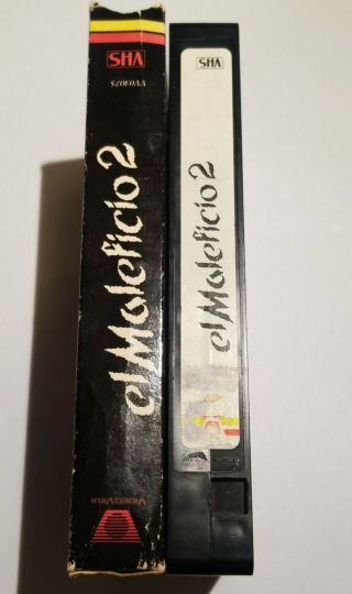 El Maleficio 2 VHS Rare Horror Mexi Spanish Video Visa 3