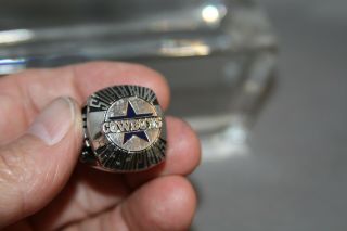 Rare Sterling Silver Dallas Cowboys Bowl Champions 1992 Xxvii Ring 0041