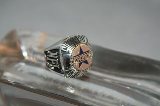 rare Sterling Silver Dallas Cowboys Bowl Champions 1992 XXVII Ring 0041 2