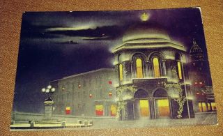 Rare Antique Postcard Nr,  1913 Church Holy Sepulcher 32nd Knights Templar Denver