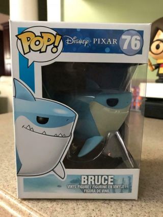 Funko Pop Disney Finding Nemo Bruce 76 Vinyl Figure Vaulted Rare