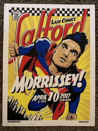 Morrissey Tour Gig Poster (ultra Rare) Screen Print - Tucson 2017