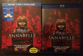 Annabelle Comes Home Blu Ray Dvd Slipcover Digital Rare Conjuring Horror
