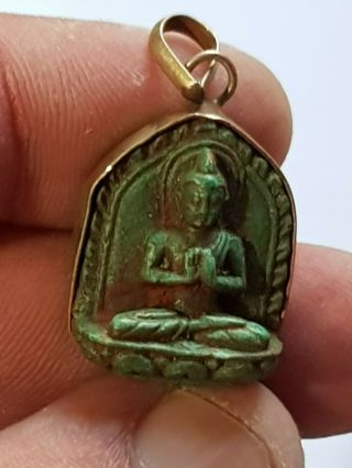 Exeptional Extremely Rare Ancient Silver Pendant Of Gandhara 5,  2gr 27mm