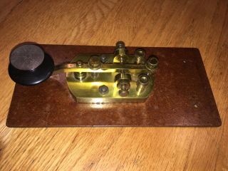 Antique Telegraph Transmitting Key Signal Electric Mfg.  Co.