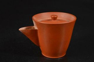 A2356: Japanese Tokoname - Ware Brown Pottery Tea Pot Houhin Kyusu Sencha