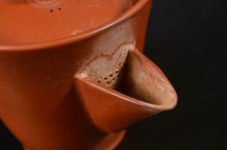 A2356: Japanese Tokoname - ware Brown pottery TEA POT Houhin Kyusu Sencha 3