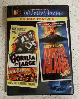Gorilla At Large / Mystery On Monster Island Dvd Rare Oop Midnite Bancroft R1