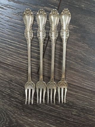 Countess By Frank Smith Sterling Silver Cocktail Fork 5 1/4 " Set Of 4