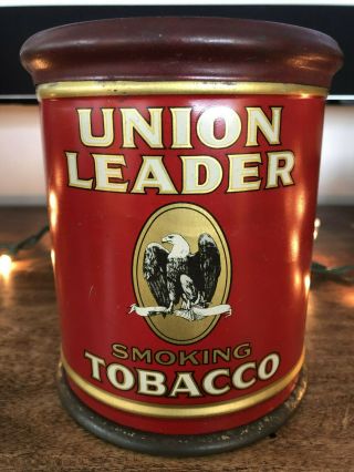 Vintage Rare Tobacco Advertising Tin Canister – Union Leader
