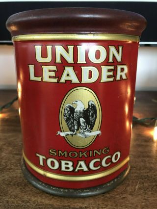 Vintage Rare Tobacco Advertising Tin Canister – Union Leader 3