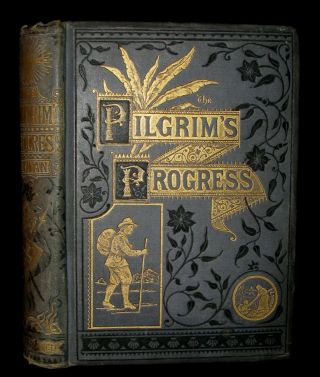 1879 Rare Victorian Book - The Pilgrim 