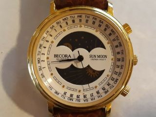 Becora Sun And Moon Phase Perpetual Calendar Watch