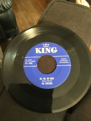 The Checkers Flame In My Heart Oh Oh Oh Baby Rare King 45 Soul Doo Wop 45 - 4558