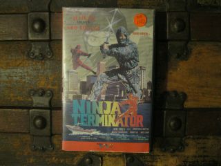 Ninja Terminator Vhs 1993 Clamshell Big Box Rare Martial Arts