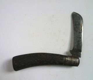 Rare Antique English Folding Pocket Knife.  James Tidmarsh London 19th Century