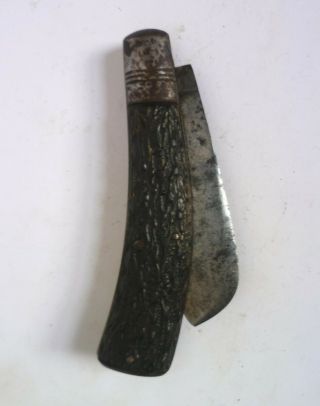 Rare Antique English Folding Pocket Knife.  James Tidmarsh London 19th Century 2