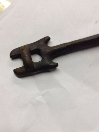 Antique Cast Iron Cook Wood Stove Lid Lifter Handle 3