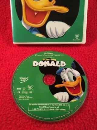 Walt Disneys Classic Cartoon Favorites Starring Donald DVD Region 1 USA Rare OOP 2