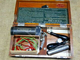 Antique Quack Medicine Electro - Shock Therapy Phillip H.  Schmidt 1886