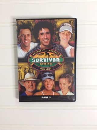 Survivor Africa Dvd Part 3 Cbs Rare