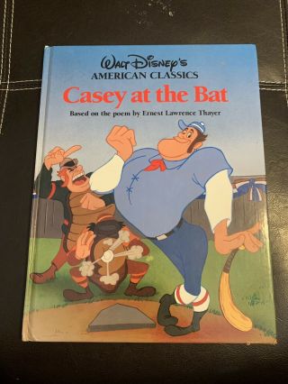 Rare Vintage Walt Disney American Classics Casey At The Bat First Ed.  1989