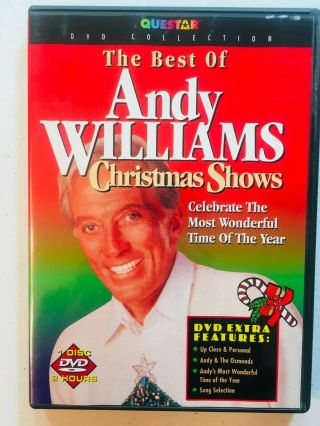 The Best Of Andy Williams Christmas Shows (dvd,  2001) Rare Oop Fast/free Sh