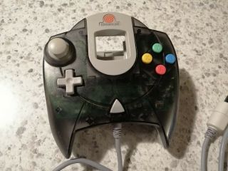 Sega Dreamcast Gamepad Controller Smoke Clear - Rare Color