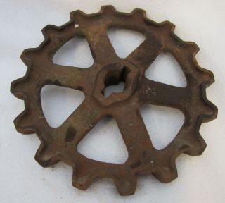 Antique International Harvester Cast Iron Industrial Gear Steampunk Ih N 2365