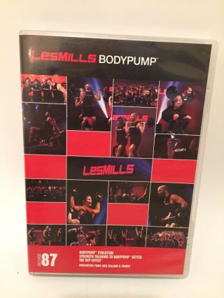 Les Mills Body Pump 87 Dvd & Cd 2 Disc Set Exercise Fitness Workout Rare
