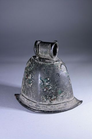 Antique Bronze Elephant Bell Indonesian Majapahit 929 - 1222 Kadiri Period