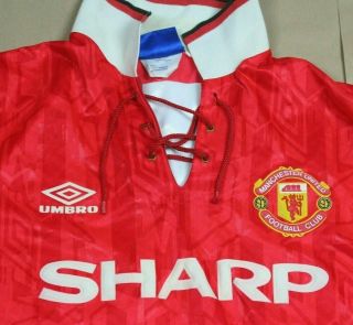 Manchester United 1992 1994 Home Shirt Ultra Rare
