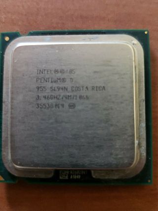 Intel Pentium 4 D Extreme Edition 3.  46ghz Lga 775 Cpu Sl94n - Rare