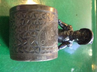 OLD KATE GREENWAY GIRL SIMPSON HALL MILLER SILVERPLATE FIGURAL NAPKIN RING 032 2