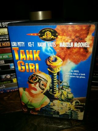 Tank Girl (dvd,  2001) Rare,  Oop Lori Petty,  Ice - T (1995) Cult Classic