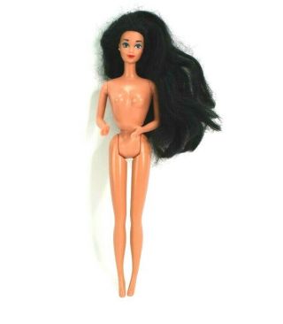 Vintage Brown Latina Brunette Barbie Doll 1966 Mattel Inc China Rare