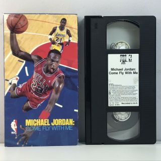 Michael Jordan: Come Fly With Me Vhs Video Tape 1989 Cbs Fox Cassette Rare Air