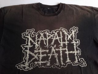 Napalm Death Logo Metal Vintage Shirt Bolt Thrower Morbid Angel Carcass Gorguts