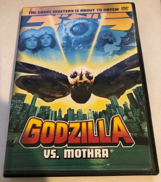 Mothra Vs.  Godzilla (dvd,  2002) Rare Oop Region 1 Vg Shape