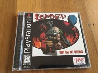 Loaded Rare Jewel Case Variant (sony Playstation 1,  1996) Black Label Ps1