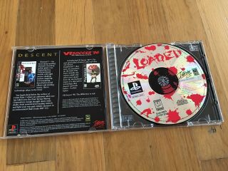 Loaded Rare Jewel Case Variant (Sony PlayStation 1,  1996) Black Label PS1 2