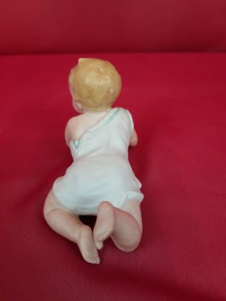 Antique Gebruder Heubach Piano Baby Petite Crawling Marked 4.  5 inches Adorable 3